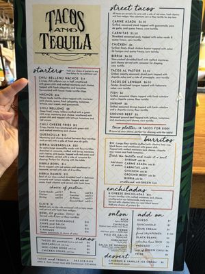 Menu photo 1 Tacos and Tequila Centennial, CO