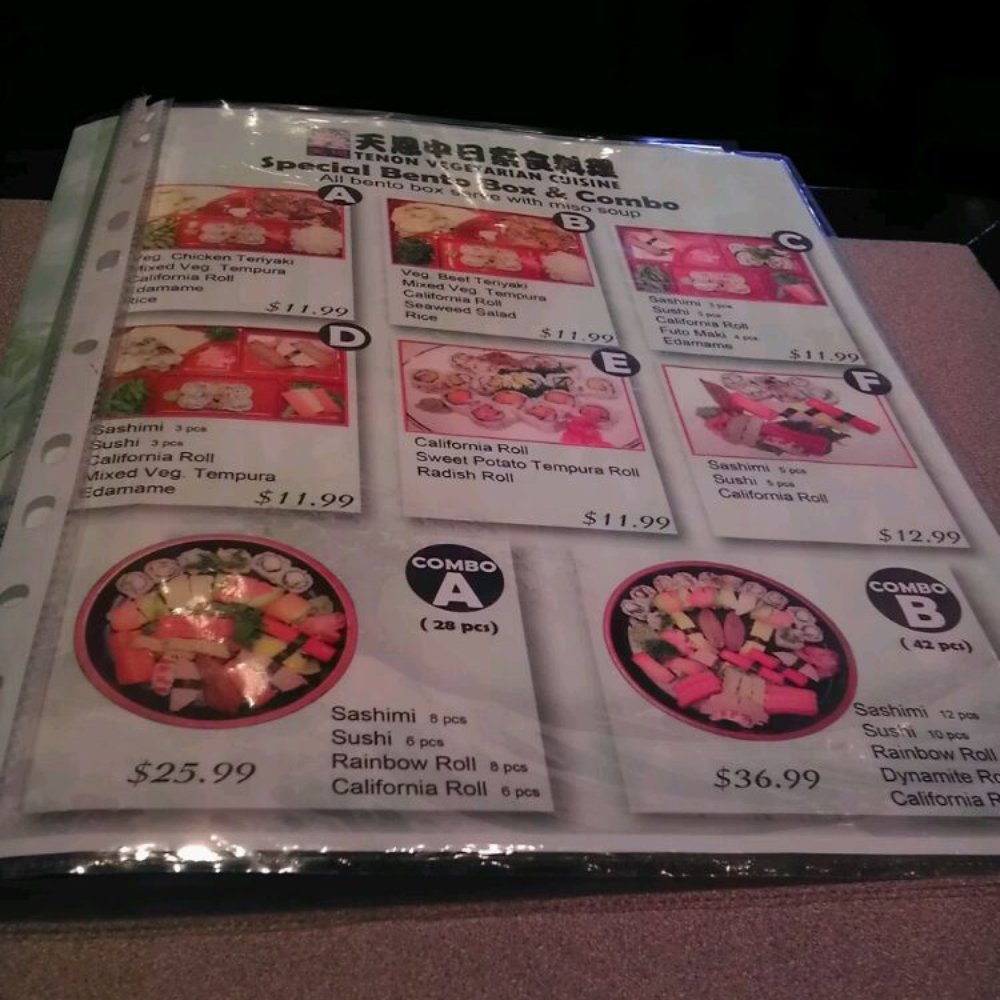 Tenon Vegetarian Cuisine - Sushi Bars Near Me - Markham, Ontario Tenon Vegetarian Cuisine - Sushi Bars Near Me - Markham, Ontario