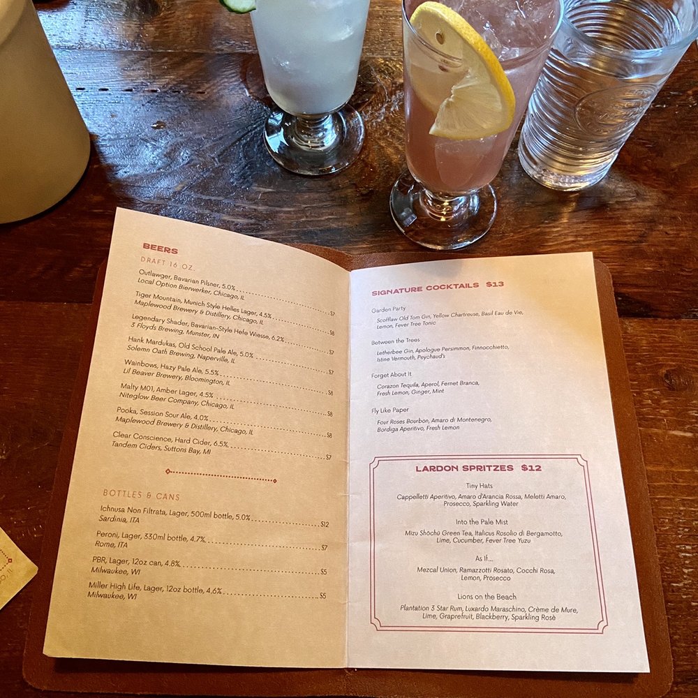 Lardon - Drink menu - Cafes Near Me - Chicago, Illinois Lardon - Drink menu - Cafes Near Me - Chicago, Illinois