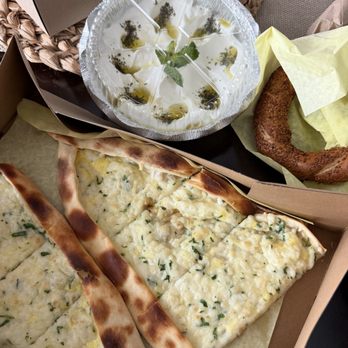 Al Sanabel - Labneh with Cheese and Eggs Flatbread - Bakeries Near Me - Anaheim, California Al Sanabel - Labneh with Cheese and Eggs Flatbread - Bakeries Near Me - Anaheim, California