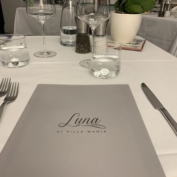 Luna - Menu at an indoor table - Italian Near Me - Positano, SA