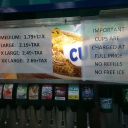 ampm - MIND YOU THE LEMONADE DOESN'T WORK MORE THAN THAT CHERRY COKE IS FCKD UP.
