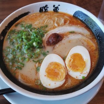 Ramen Danbo - Tonkotsu pork broth ramen - rekka style with thick noodles - Ramen Near Me - Seattle, Washington Ramen Danbo - Tonkotsu pork broth ramen - rekka style with thick noodles - Ramen Near Me - Seattle, Washington