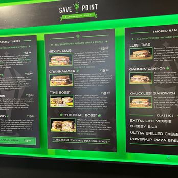 Save Point Sandwich Shop - Menu - Sandwiches Near Me - Waco, Texas Save Point Sandwich Shop - Menu - Sandwiches Near Me - Waco, Texas
