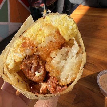 Macheen - Breakfast Burrito with Longaniza sausage - Pop-Up Restaurants Near Me - Los Angeles, California Macheen - Breakfast Burrito with Longaniza sausage - Pop-Up Restaurants Near Me - Los Angeles, California