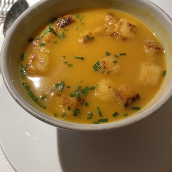 Hauser - Pumpkin soup - Swiss Food Near Me - St. Moritz, GR
