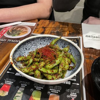 BESHOCK Ramen - Carlsbad - Spicy Garlic Edamame. - Ramen Near Me - Carlsbad, California