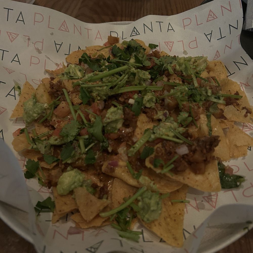 PLANTA Yorkville - fully loaded nachos - Vegetarian Near Me - Toronto, Ontario PLANTA Yorkville - fully loaded nachos - Vegetarian Near Me - Toronto, Ontario