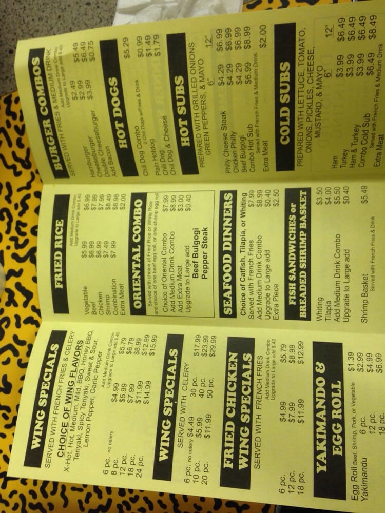 HOT WINGS EXPRESS Updated August 2024 1142 Fort Benning Rd