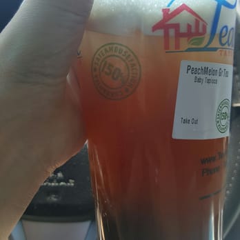 The Teahouse Tapioca and Tea - This is absolutely not Peach melon grtea which I paid ... - Coffee & Tea Near Me - Houston, Texas The Teahouse Tapioca and Tea - This is absolutely not Peach melon grtea which I paid ... - Coffee & Tea Near Me - Houston, Texas
