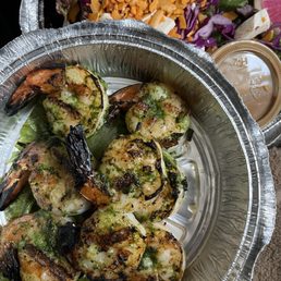 Grilled Shrimp Skewer Salad Grilled Shrimp Skewer Salad