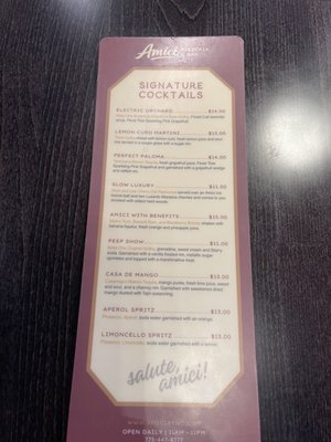 Menu photo 6 Amici Pizzeria & Bar Reno, NV Menu photo 6 Amici Pizzeria & Bar Reno, NV