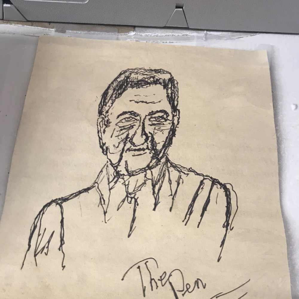 Clock Restaurant - a drawing of a man on a piece of paper - Breakfast & Brunch Near Me - Gainesville, Florida Clock Restaurant - a drawing of a man on a piece of paper - Breakfast & Brunch Near Me - Gainesville, Florida
