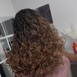 Braids By Portia - French curl midback