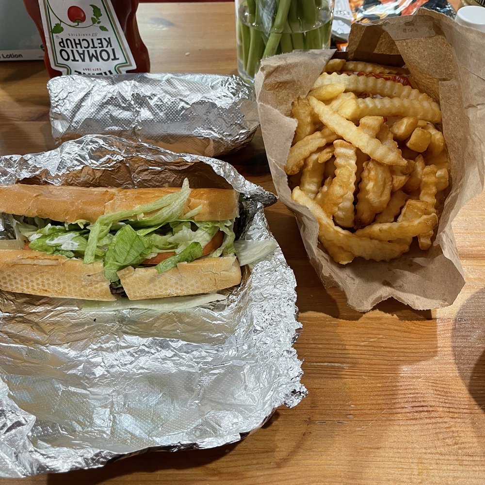 The Broiler - Steak and Cheese Sandwich with everything and a side of fries - Pizza Near Me - Arlington, Virginia The Broiler - Steak and Cheese Sandwich with everything and a side of fries - Pizza Near Me - Arlington, Virginia
