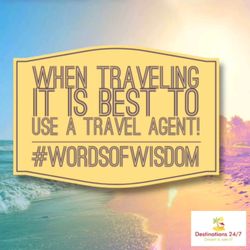 Destinations 24/7 Travel Services - One of our ads.
