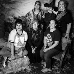 Foster Army Animal Rescue - The Group Shot in Black & White Ghouls for Drools The #FosterArmy #AnimalRescue #ThriftStore Saturday, October 12, 2024