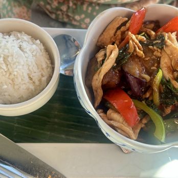 Torsap Thai Kitchen - Eggplant Basil with chicken - Thai Near Me - Walnut Creek, California Torsap Thai Kitchen - Eggplant Basil with chicken - Thai Near Me - Walnut Creek, California