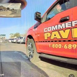 Commercial Paving of Maine - Laughing and waving at me in the parking lot.