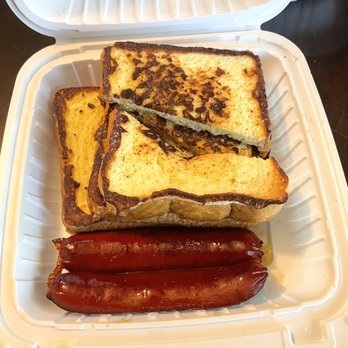 Ali Baba The Waffle House - French Toast with Beef Sausage - Seafood Near Me - Plainfield, New Jersey Ali Baba The Waffle House - French Toast with Beef Sausage - Seafood Near Me - Plainfield, New Jersey