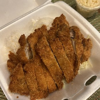 Aloha Sunrise Cafe - Chicken Katsu  Tender and perfectly cooked this time - Breakfast & Brunch Near Me - Henderson, Nevada
