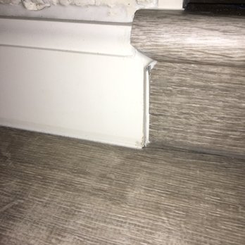 JDS Flooring - Stair nose, baseboard, flooring and flooring on the horizontal surface that used to be a big ole mess. - Flooring Near Me