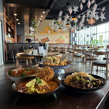 Thai Orchid - Thai Orchid Sampler, Braised Beef Khao Soi, Orchid Signature with Tofu, Crying Tiger Garlic Fried Rice - Thai Near Me - Kansas City, Missouri