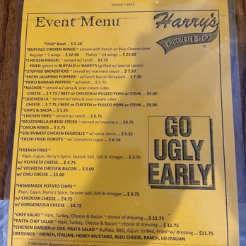 Harry's Chocolate Shop - Menu - Dive Bars Near Me - West Lafayette, Indiana Harry's Chocolate Shop - Menu - Dive Bars Near Me - West Lafayette, Indiana