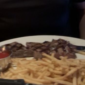 J. Alexander's - Steak with fried.  Son love it! - New American Near Me - Oak Brook, Illinois