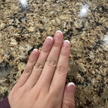 Fast Nail - French gel nail polish $40 without the tip - Nail Salons Near Me - Monroeville, Pennsylvania