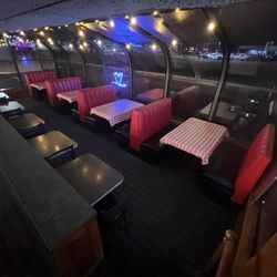 Burger Mania - Booth seating, fast food, city vibe, street food