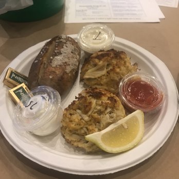 Mick's Pub & Crabs - 2 big crab cakes - Seafood Near Me - Elkton, Maryland Mick's Pub & Crabs - 2 big crab cakes - Seafood Near Me - Elkton, Maryland