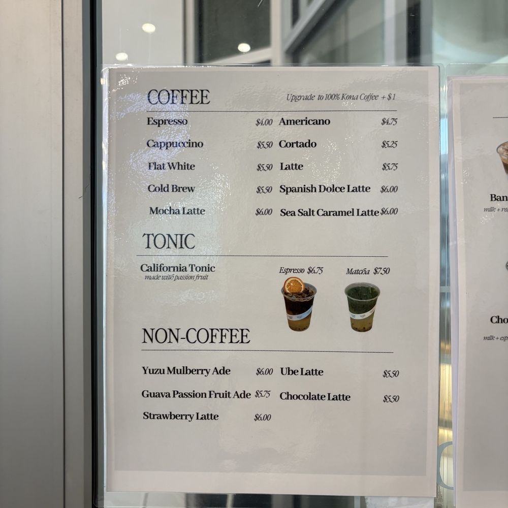 Concerto Coffee - menu 4.11.26 (1/4) - Coffee & Tea Near Me - Los Angeles, California Concerto Coffee - menu 4.11.26 (1/4) - Coffee & Tea Near Me - Los Angeles, California