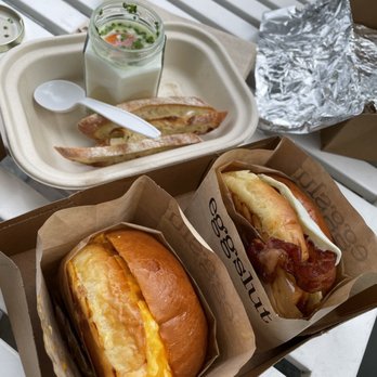 Eggslut - Fairfax, Bacon, Egg & Cheese, and Slut - Breakfast & Brunch Near Me - Los Angeles, California Eggslut - Fairfax, Bacon, Egg & Cheese, and Slut - Breakfast & Brunch Near Me - Los Angeles, California