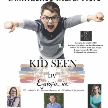 Eyetopia - Named Best of DC by DC Modern Luxury Magazine for excellence in children's eyewear services. - Eyewear & Opticians Near Me - Leesburg, Virginia Eyetopia - Named Best of DC by DC Modern Luxury Magazine for excellence in children's eyewear services. - Eyewear & Opticians Near Me - Leesburg, Virginia