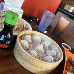 California Wok - Pork dumplings were really good. My husband ate them.