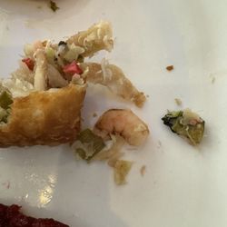 Gourmet Garden - Egg roll--with a piece of shrimp inside