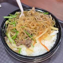 Clover & Bowl - Japchae with bulgogi