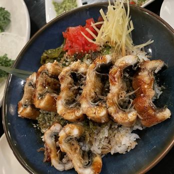 Moon Beach Sashimi & Grill - Unagi Over Rice - Sushi Bars Near Me - Buena Park, California