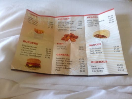 Menu photo 2 Giovanni's Newry and Mourne, NYM