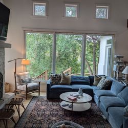 The Glass Guru of College Station - Replaced 3 leaking pieces of butted glass with a beautiful new picutre window