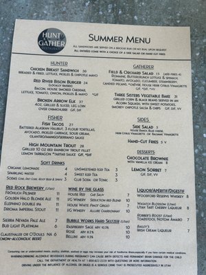 Menu photo 3 Hunt & Gather Restaurant Torrey, UT Menu photo 3 Hunt & Gather Restaurant Torrey, UT