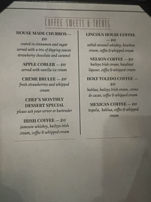 Menu photo 8 Lincoln House Covina, CA