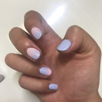 Arcadia Nail Bar - Pink and blue ombré~ super cute! - Nail Salons Near Me - Arcadia, California Arcadia Nail Bar - Pink and blue ombré~ super cute! - Nail Salons Near Me - Arcadia, California
