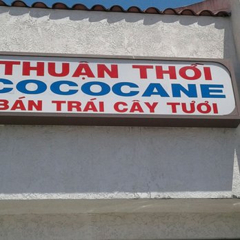 Cococane - Updated storefront sign as of last week- so those in love with the "cococane" can more easily locate them! - Fruits & Veggies Near Me - Garden Grove, California Cococane - Updated storefront sign as of last week- so those in love with the "cococane" can more easily locate them! - Fruits & Veggies Near Me - Garden Grove, California