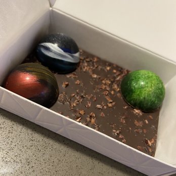 Beta5 Chocolates - All on a thin chocolate bar with cocoa nibs. - Chocolatiers & Shops Near Me - Vancouver, British Columbia