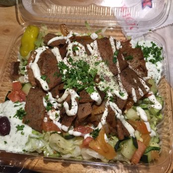 Gyro Heroes - Lamb and beef gyro salad - Mediterranean Near Me - Seattle, Washington