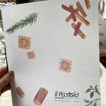 Il Pastaio - Menu cover - Italian Near Me - Beverly Hills, California