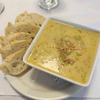 M & J Bistro - Jason makes the best clam chowder! - New American Near Me - Tracy, California