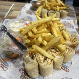 Chicken Shawarma Arabi and lamb shawarma Arabi